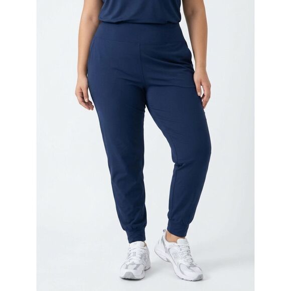 adidas Pants - ADIDAS | NEW Plus Size Tapered Leg Golf Pants Navy Blue Women’s Size 2X-Large